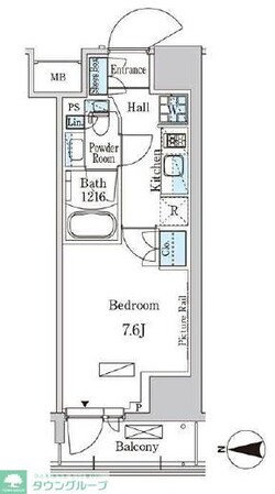 パークアクシス入谷の物件間取画像